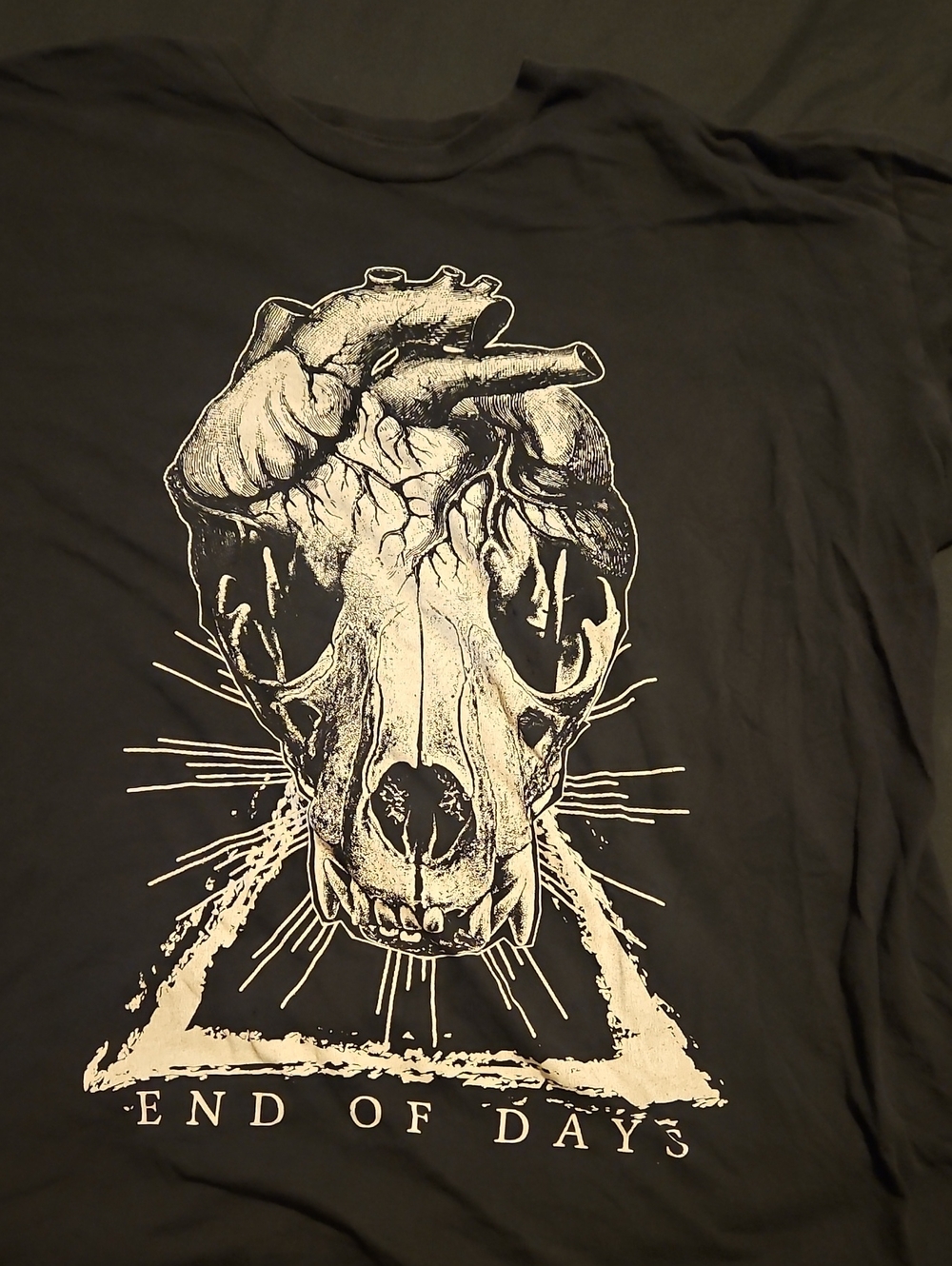 Blackcraft End Of Days Skull Tshirt XL